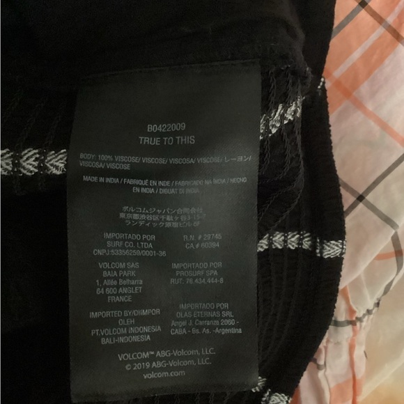 Nwt Volcom Coco Tie Chest Top size small - Picture 4 of 6